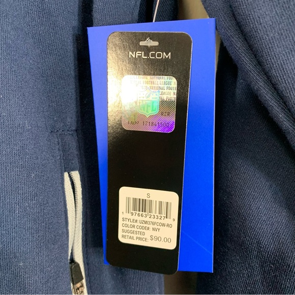 Dallas Cowboys Mens Hoodie Navy Blue Size Small - Picture 4 of 7